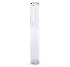 Mezuzah Cover Clear 15cm Plast