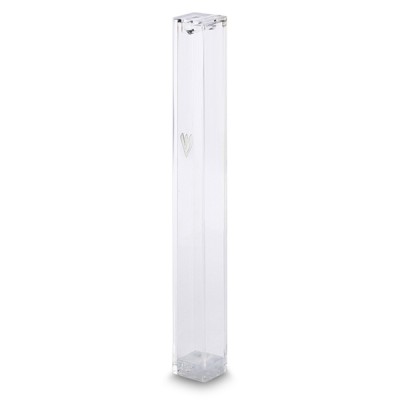 Mezuzah Cover Clear 15cm Plast