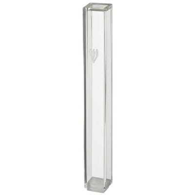 Mezuzah Cover Clear 12cm Plast
