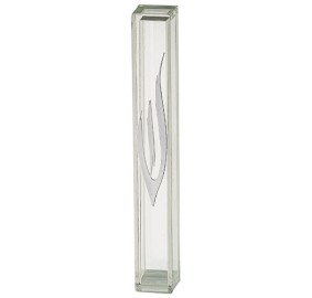 Mezuzah Cover Clear 12cm