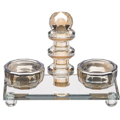 Crystal Salt & Pepper Holder