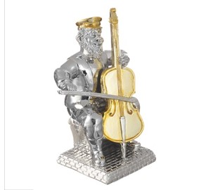 Klezmer Player Cello Figurine