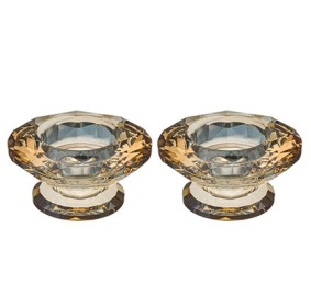 Crystal Candlesticks Gold
