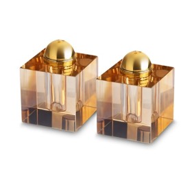Crystal Salt & Pepper Set Squa