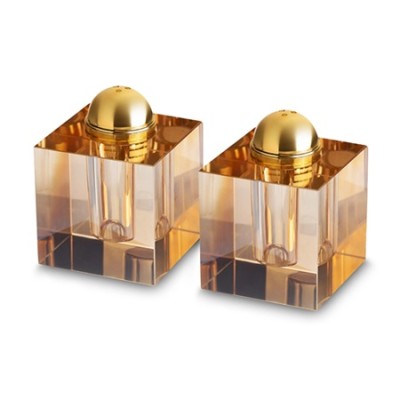 Crystal Salt & Pepper Set Squa