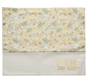 Challah Cover Floral Faux Leat