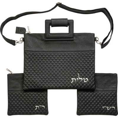 Talis & Tefillin Bag 3 pc. Blk