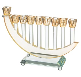 Crystal Menorah Elegant