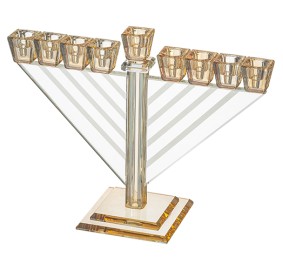 Crystal Menorah Rambam