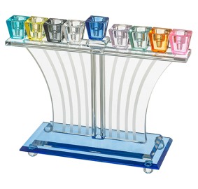 Crystal Menorah Multicolor
