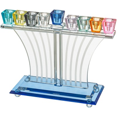 Crystal Menorah Multicolor