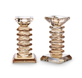 Crystal Candlesticks Elegant