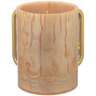 Wash Cup Acrylic Marbled Gold