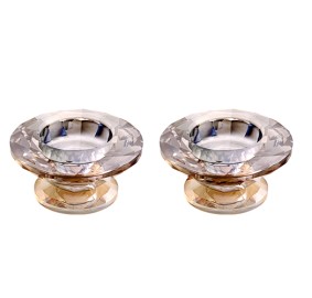 Crystal Candlesticks Gold