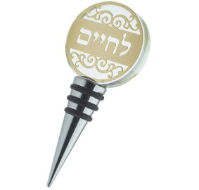 Wine Stopper Crystal Lchaim