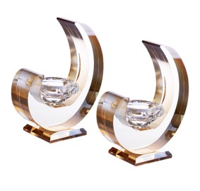 Crystal Candlesticks