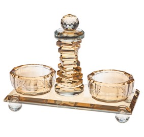 Crystal Salt & Pepper Stand Go
