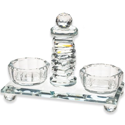 Crystal Salt & Pepper Stand