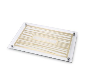 Challah Tray Elegant Glass