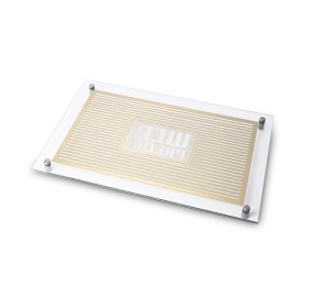Challah Tray Glass Elegant