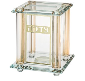 Tzedakah Box Crystal Elegant