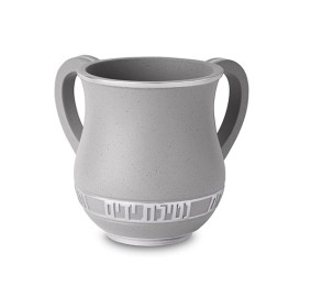 Wash Cup Polyresin Grey