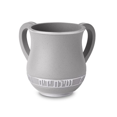 Wash Cup Polyresin Grey