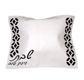 Challah Cover Laser Cut Black 