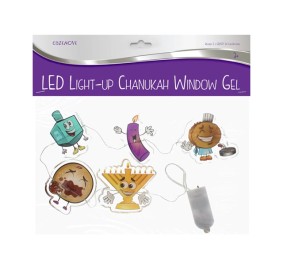 Chanukah LED Window Gels
