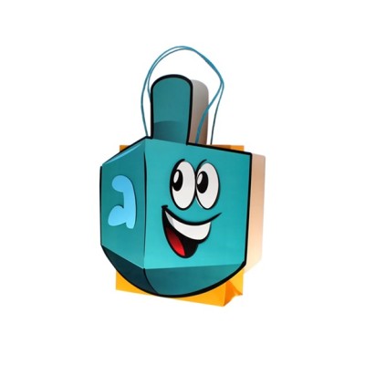 Chanukah 3D Dreidel Bag
