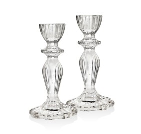 Candlesticks Pair  Crystal 6