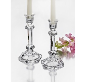 Candleholders Crystal Pair