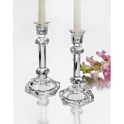Candleholders Crystal Pair