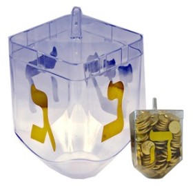 Refillable Dreidel Extra Large