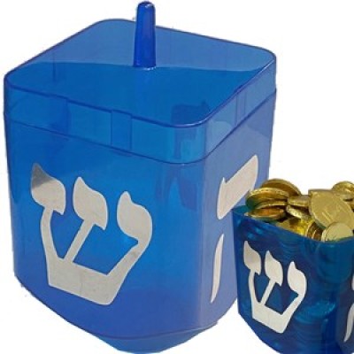 Refillable Dreidel Ex Large Bl