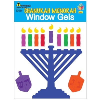 Window Gel Fun - Chanukah Meno