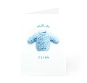 Baby Boy Greeting Card Handma