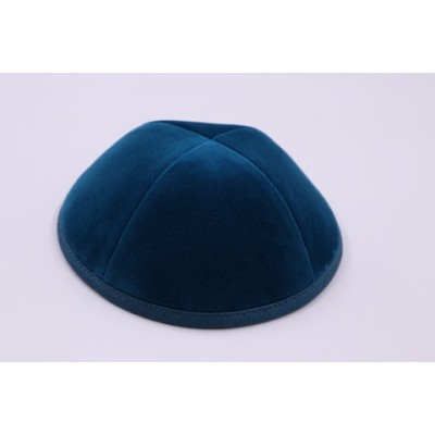 Kippah Cerulean Velvet