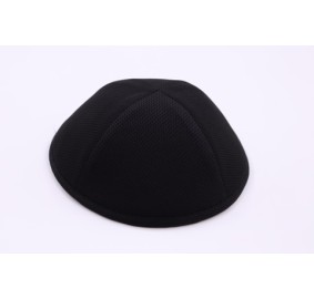 Kippah Black Mesh