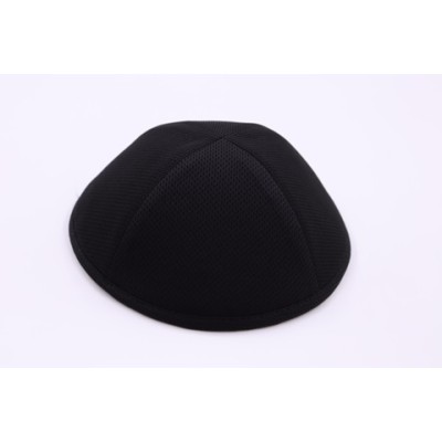 Kippah Black Mesh