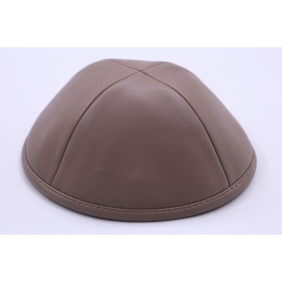 Kippah Cocoa Leather