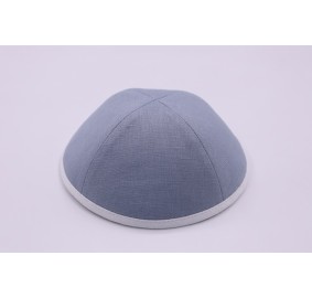 Kippah Powder Blue Linen