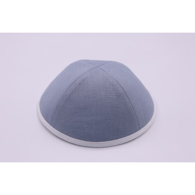 Kippah Powder Blue Linen
