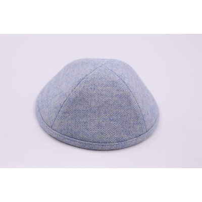 Kippah Sky Herringbone