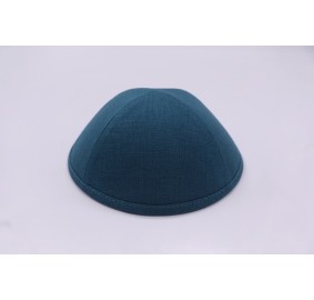 Kippah Teal Linen
