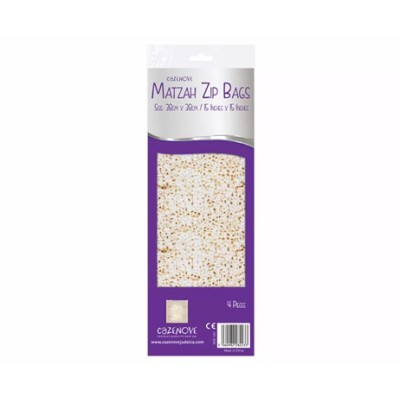 Matzah Zip Lock Bags 4 Pk