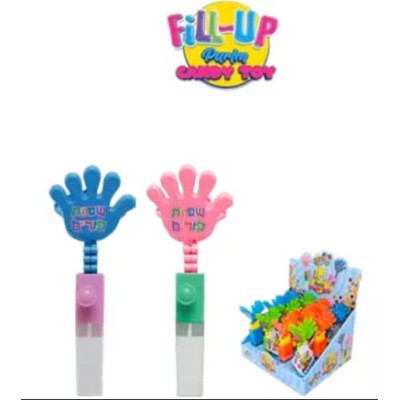 Fill-Up Purim Candy Clapper