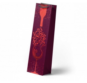Purim Wine Bag - Premium