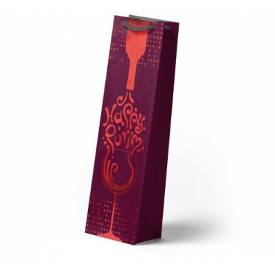 Purim Wine Bag - Premium