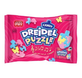 Dreidel Puzzle Candy 10 Pk